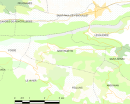 Saint-Martin-de-Fenouillet - Localizazion