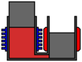 Gamma type Stirling Engine, part 3.