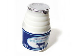 A bottle of yogurt beverage