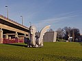 Arnhem, la escultura cerca la Ooststraat