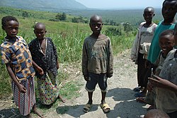 Деца от етноса Хуту
