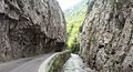 Passage étroit des gorges de Saint-Georges.