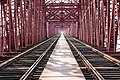 Image 27Hardinge Bridge is a steel railway bridge over the river Padma located at Paksey, Ishwardi, Pabna in western Bangladesh. It is named after Lord Hardinge, who was the Viceroy of India from 1910 to 1916. The bridge is 1.8 kilometres (1.1 mi) long. Photo Credit: Azim Khan Ronnie