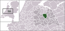 Situo de la municipo De Bilt