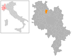 Montechiaro d'Asti – Mappa