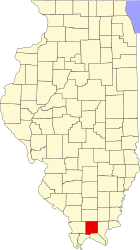 Contea di Johnson – Mappa