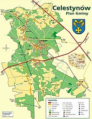 Plan gminy Celestynów