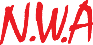 The logo of N.W.A