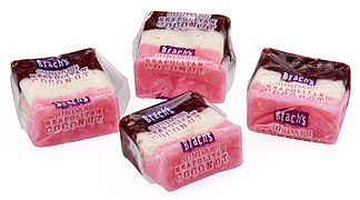 Neapolitan coconut candies