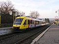 A HLB (Taunusbahn) LINT 41/H-ja Friedrichsdorf-Köppern pályaudvaron