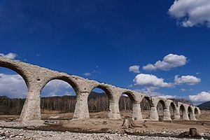 タウシュベツ川橋梁（2021年5月）