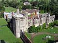 The castle from the top of St Mary's Church tower