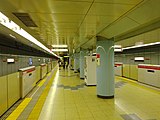 大江戶線月台（2016年5月4日設置月台閘門後）