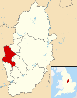 Shown within Nottinghamshire