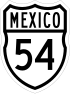 Federal Highway 54 shield