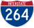 Interstate 264 marker