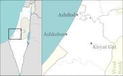 Giv'ati is located in Ashkelon region of Israel