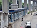 Halte Underpass Kuningan saat masih bernama Kuningan Timur, 2022