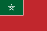 Spanska Marockos flagga 1912 - 1956.