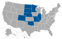 Location of teams in {{{title}}}