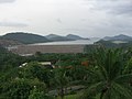 Akosombo-Staudamm am Volta-Stausee im Mai 2007