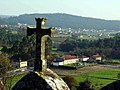 Vista desde o cemiterio de Ames.