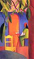 August Macke, Café turc (1914)