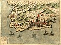 Image 43Map of Durrës in 1573 by Simon Pinargenti (from Albanian piracy)