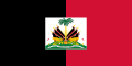 Haitská vlajka (1964–1986) Poměr stran: 1:2