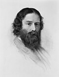 James Russell Lowell omkring 1855.