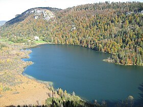 Site actuel du lac de Bonlieu