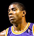 Magic Johnson, a Showtime Lakers irányítója.