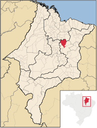 Coroatá – Mappa