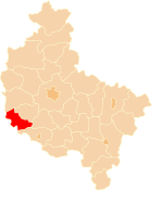 Karte des Powiat Wolsztyński