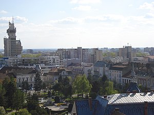 Centrala torget i Satu Mare.