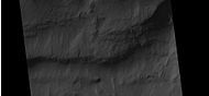 Part of wall of Valles Marineris, as seen by HiRISE under HiWish program