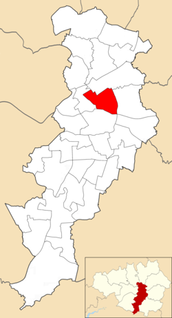Ancoats and Beswick electoral ward within Manchester City Council