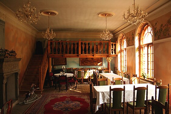 Tussenvloer in een restaurant