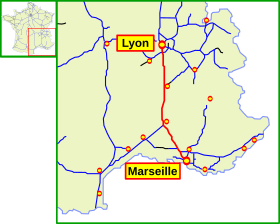 Carte de la route.