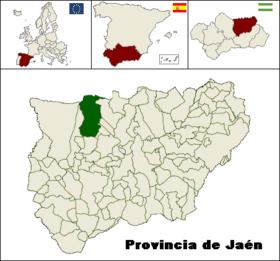 Localisation de Baños de la Encina