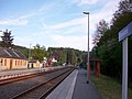 Gleisanlagen des Bahnhofs Einsiedel (2016)