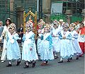 Procession i Poznań, Polen, Corpus Christi 2004.