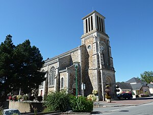 L'église Notre-Dame des Aulnes.