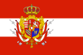 Bannière du grand-duché de Toscane sous le règne des Habsbourg-Lorraine.