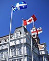 Flags in Montreal July 2011