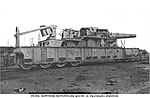 A mle 1915 in traveling position.
