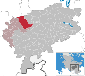 Poziția Großenaspe pe harta districtului Segeberg