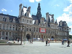 Hôtel de Ville de Paris, Rue de Rivoli 4e Arr.; Théodore Ballu, Pierre Deperthes 1874–1882