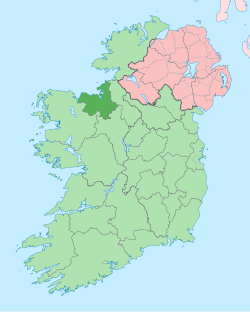 Location of Coonty Sligo