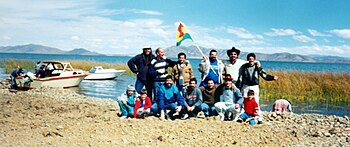 La Mueca 1990 - Lago Titicaca (Bolivia). ago-1990